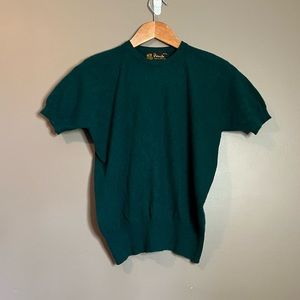 Pringle green 100% lambs wool shirt